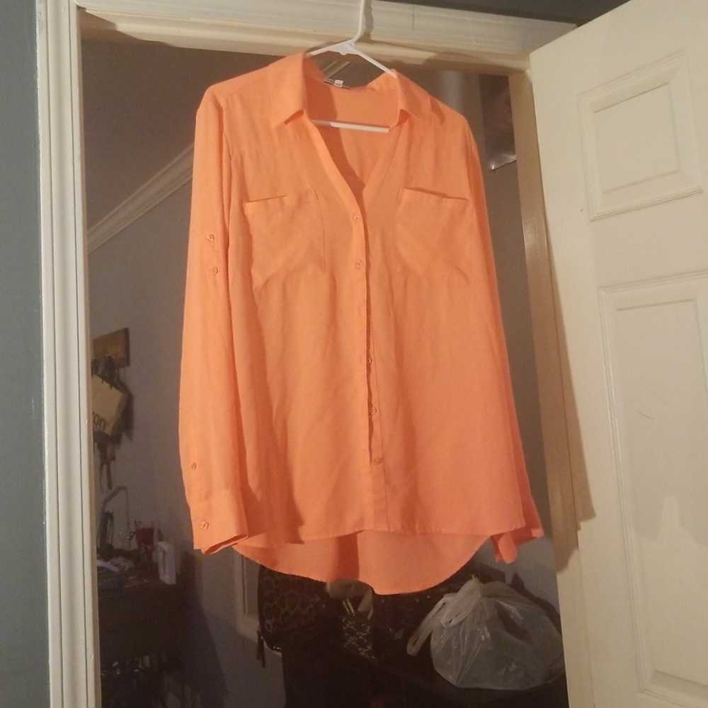 Long sleeve, button down shirt